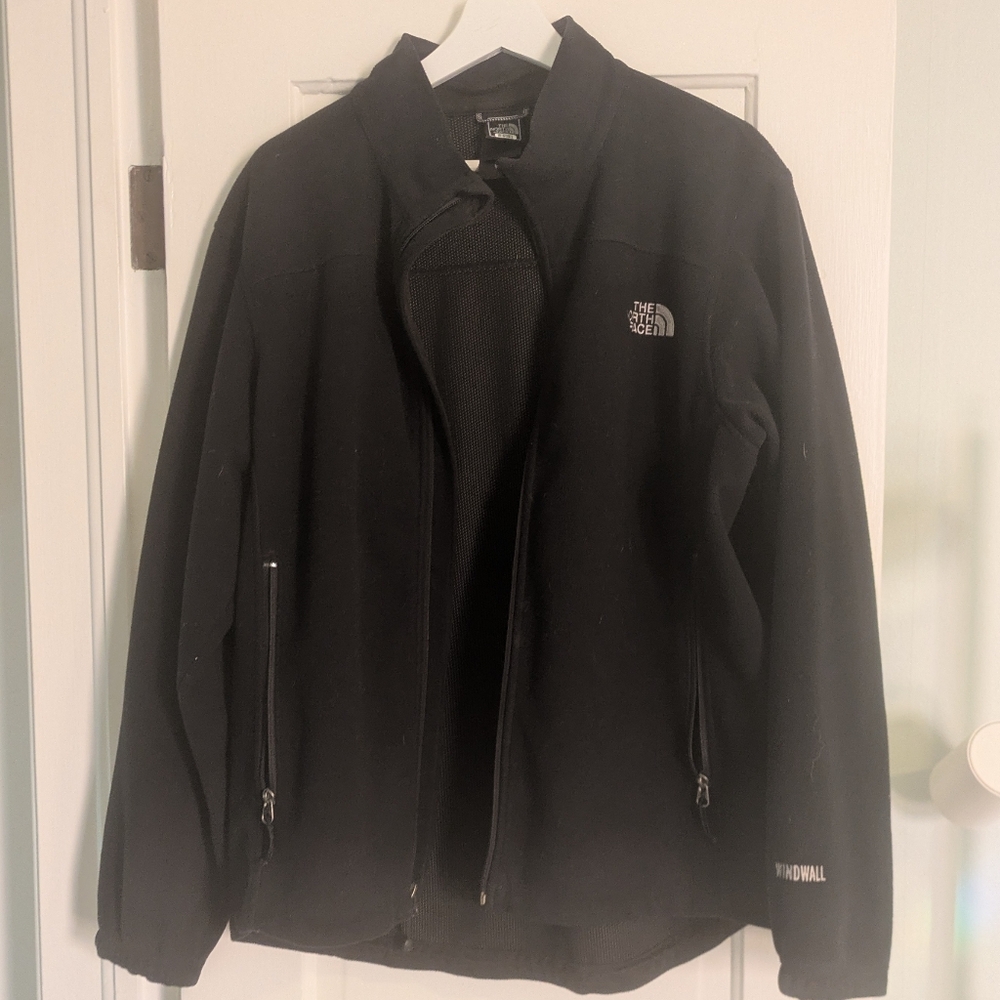 The North Face Men's Black Windwall Fleece Large
